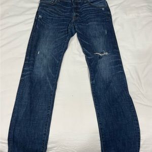 American Eagle next level flex slim straight distressed 34x36